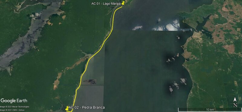 2° Lance (Lago Maripá - Enseada Pedras Brancas)