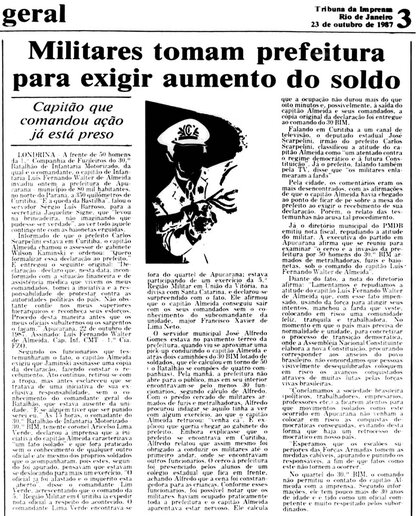Tribuna da Imprensa, 23.10.1987