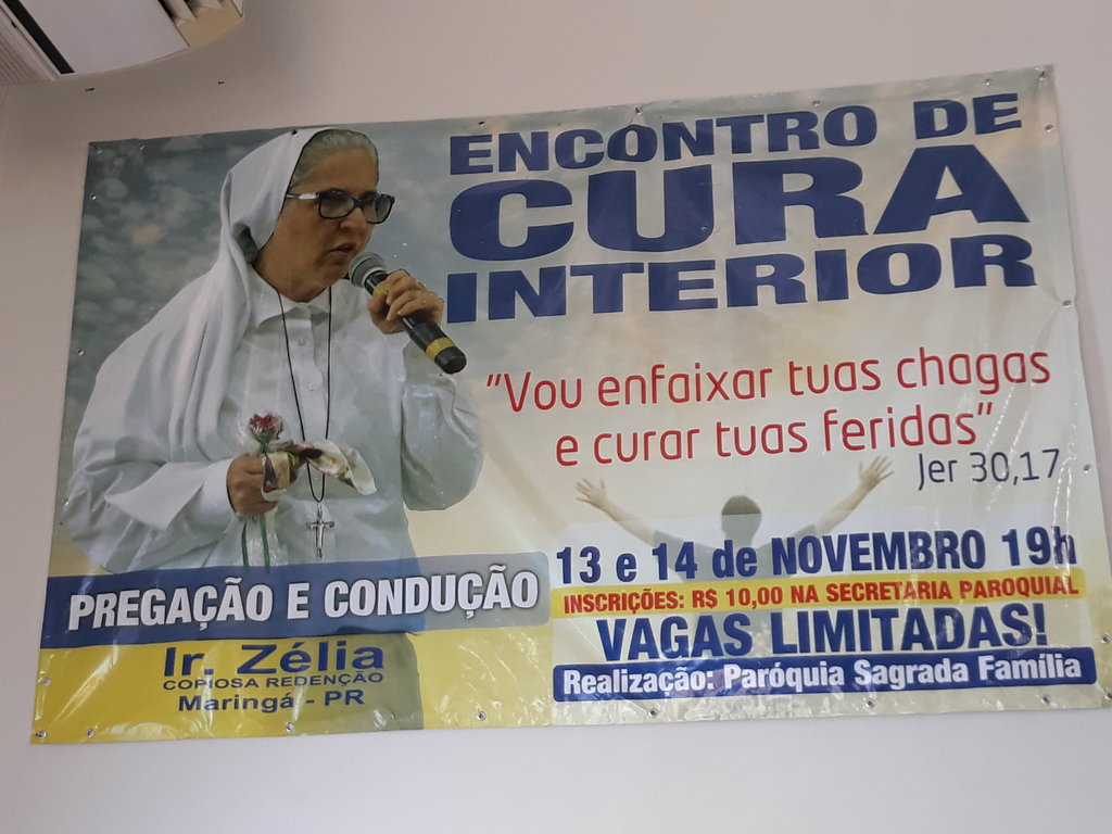 Paróquia realiza "Encontro de Cura Interior" em novembro - Gente de Opinião