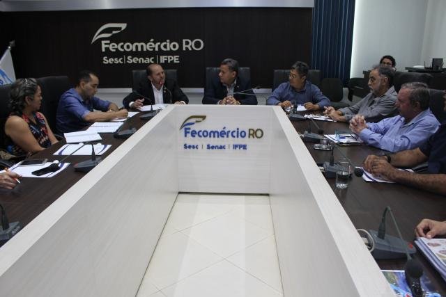 Fecomércio recebe visita do Deputado Estadual Cirone Deiró e Comitiva de Cacoal - Gente de Opinião