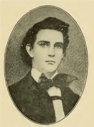 George Earl Church, aos dezessete anos de idade Fonte: IBAR, 1909, p. 401 - Gente de Opinião