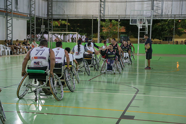 Basquete em cadeiras de rodas da show em Nova Mutum Paraná - Gente de Opinião