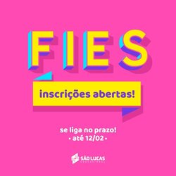 São Lucas divulga 246 vagas para o Fies - Gente de Opinião