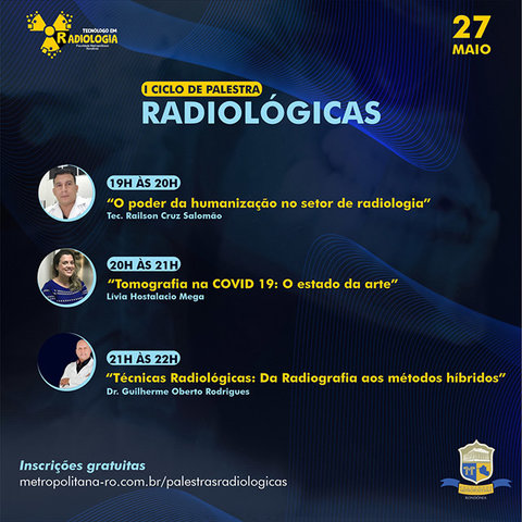 Radiologia da FIMCA promove I Ciclo de Palestras Radiológicas online - Gente de Opinião