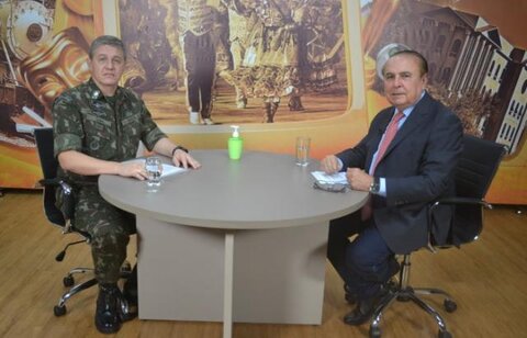 Dr. Aparício Carvalho entrevista General Lima da 17° Brigada de Infantaria de Selva