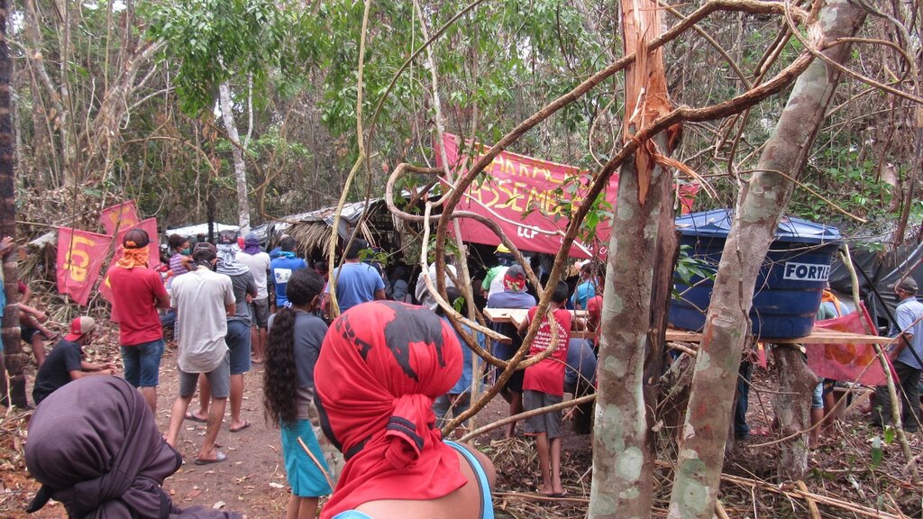 Camponeses que tomaram a última faixa de terras em fazenda de Chupinguaia celebram um mês do Acampamento Manoel Ribeiro - Gente de Opinião
