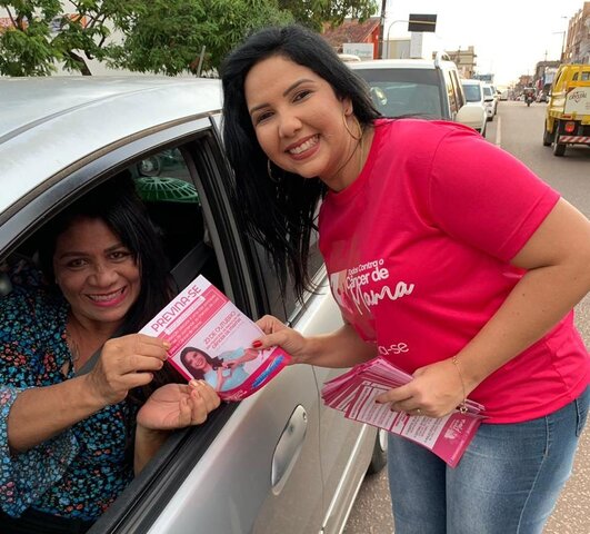 Vereadora Cristiane Lopes destaca importância da campanha do Outubro Rosa  - Gente de Opinião