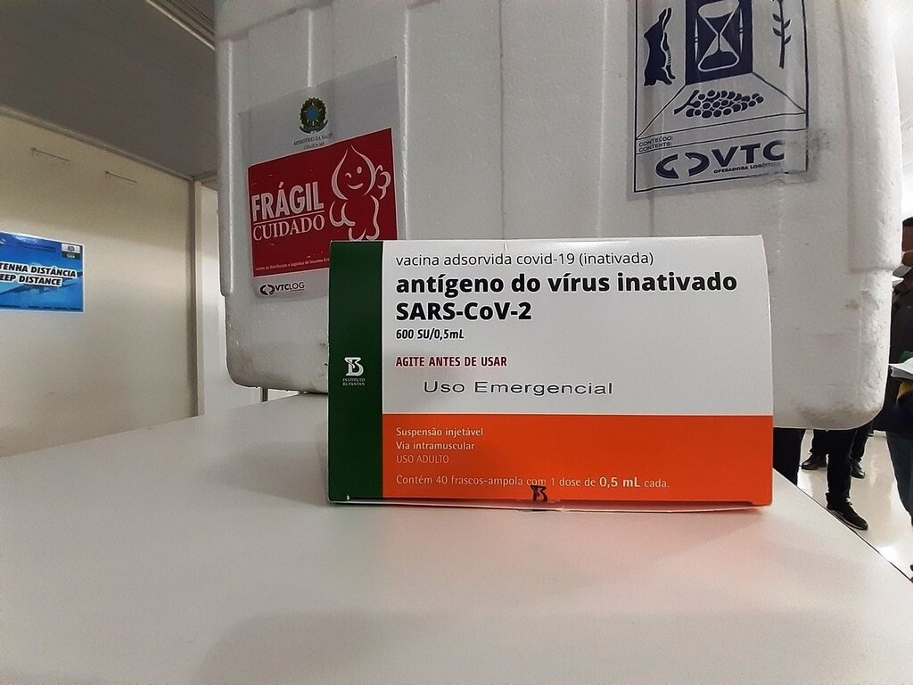 A primeira remessa da vacina CoronaVac chegou à Rondônia na manhã de terça-feira (19) - Gente de Opinião