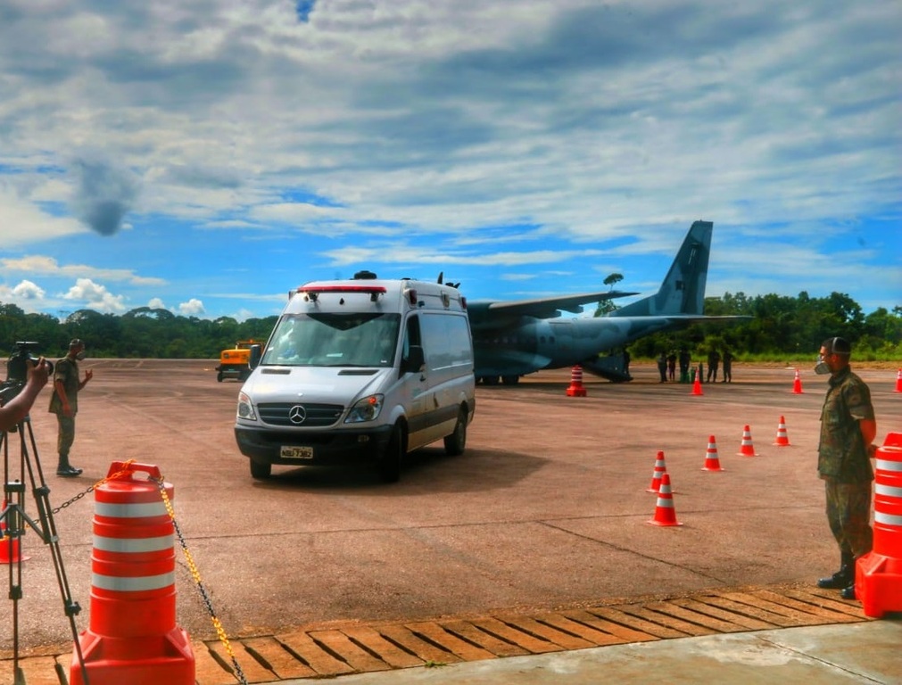Ministério da Saúde disponibilizou duas aeronaves, com 15 vagas cada uma, para transporte dos pacientes moderados de Rondônia para Curitiba - Foto: Ésio Mendes - Gente de Opinião