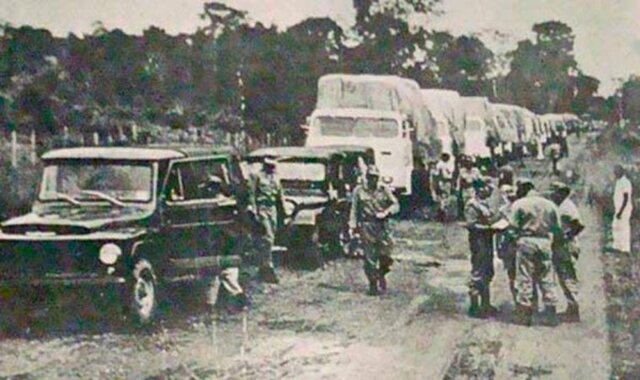 Em 1966 o 5º BEC chega a Porto Velho, e uma das ações foi a abertura final do trecho Abunã a Rio Branco, o que era desde 1960 uma "estrada de serviço" - Gente de Opinião