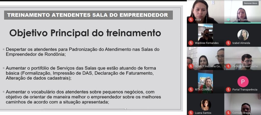 Sebrae em Rondônia realiza curso de capacitação para atendentes das Salas do Empreendedor - Gente de Opinião
