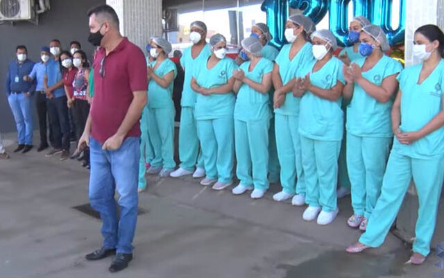 Reconhecimento: profissionais de saúde comemoram mais de 1.200 altas no Hospital de Campanha de Porto Velho - Gente de Opinião