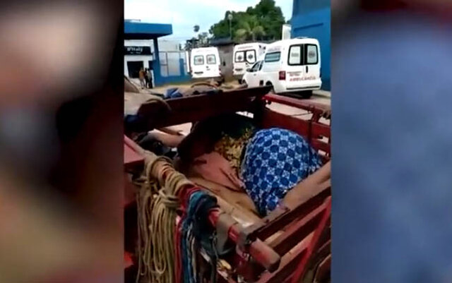 Ji-Paraná: sem ambulância, mulher com covid-19 chega ao hospital de carroça - Gente de Opinião