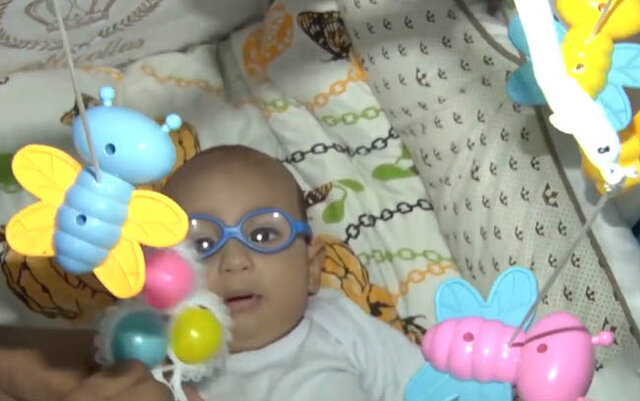 Bebê de 5 meses precisa de ajuda para as despesas de cirurgia de catarata - Gente de Opinião