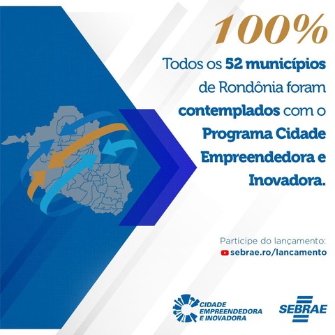 Rondônia chega a 100% dos municípios aderindo ao programa Cidade Empreendedora - Gente de Opinião