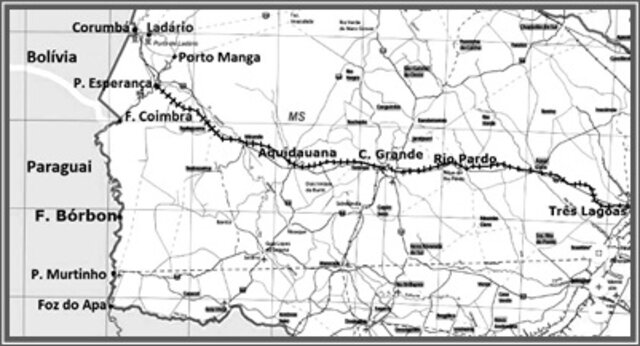 Mapa de Três Lagoas até Foz do Apa (DNIT) - Gente de Opinião