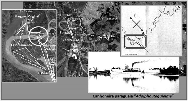 Localização da Foz do Apa, em 1913 - Gente de Opinião