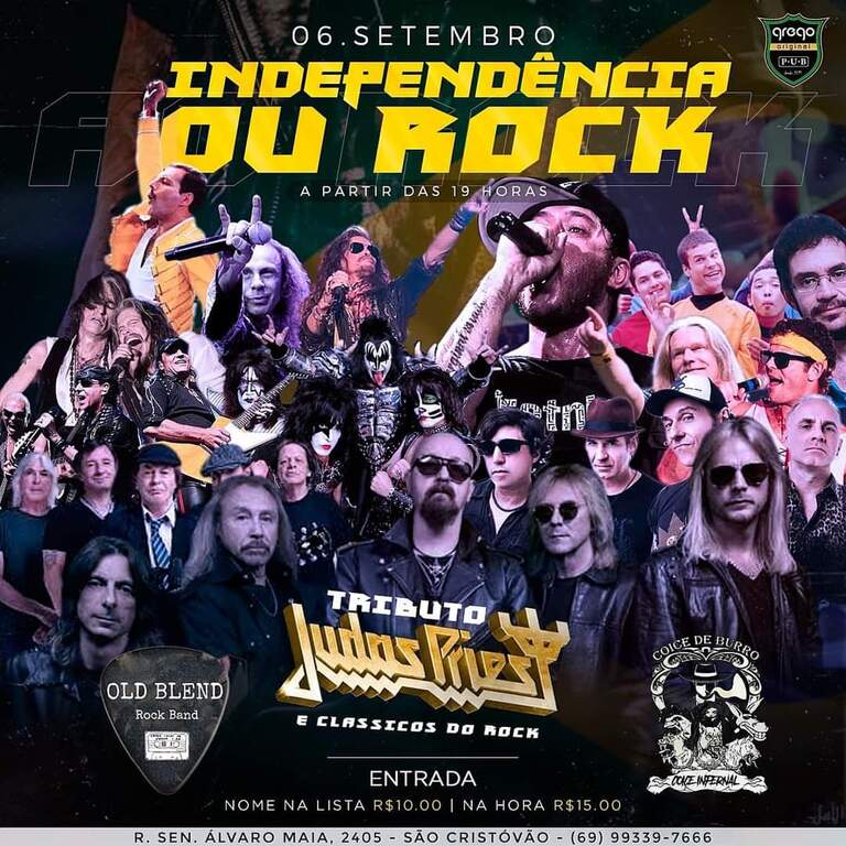 Independência ou Rock - É hoje no Grego Original com duas atrações - Gente de Opinião