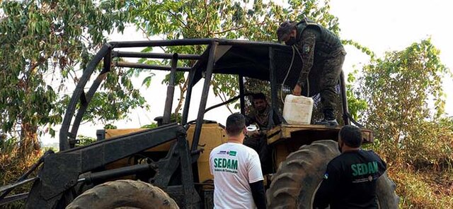 Sedam e Polícia Ambiental flagram equipamentos ilegais no Parque Serra dos Reis, em Costa Marques  - Gente de Opinião