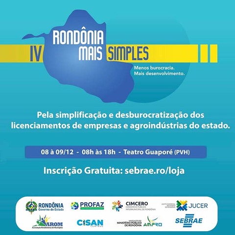 Evento Rondônia Mais Simples quer debater simplificação para ampliar empreendedorismo - Gente de Opinião