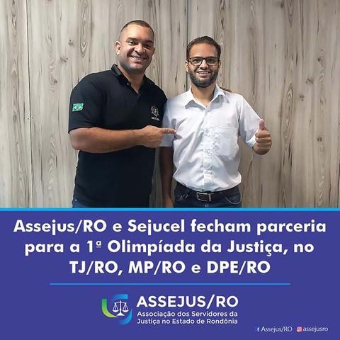 Assejus/RO realizará a ‘‘1ª Olimpíada da Justiça’’ em 2022 no TJ, MP e DPE - Gente de Opinião