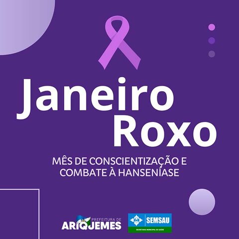 Secretaria de Saúde promove campanha do Janeiro Roxo - Gente de Opinião