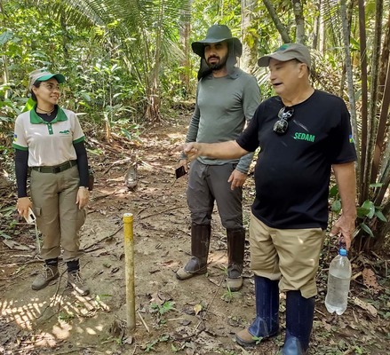 Tecnologista da Fiocruz visita Estação Ecológica Serra dos Três Irmãos da Sedam