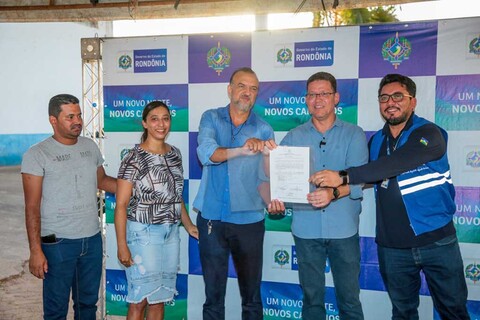 Governador coronel Marcos Rocha oficializa investimento para aquisição e instalação de Estação de Tratamento de Água em Alvorada do Oeste