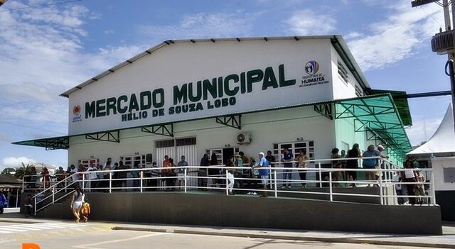 Mercado Central de Humaitá, com comercialização do pescado. - Gente de Opinião