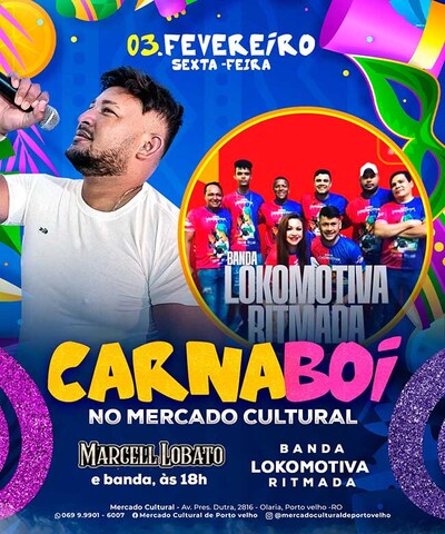 CARNABOI - Nesta sexta-feira terá carnaval e toadas dos bois Garantido e Caprichoso no Mercado Cultural - Gente de Opinião