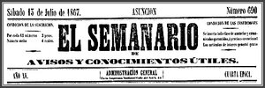 El Semanario n° 690, 13.07.1867 - Gente de Opinião