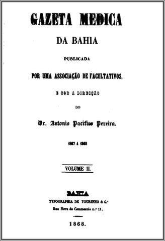 Gazeta Médica da Bahia n° 2, 1868 - Gente de Opinião