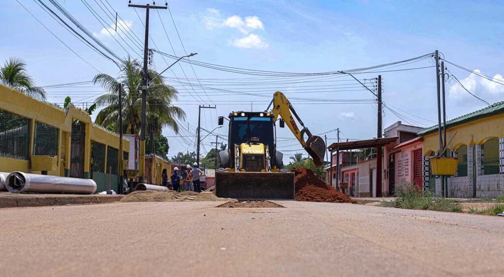 Obras para distribuição de água tratada é realizada em Porto Velho e vai contemplar bairros da Capital - Gente de Opinião