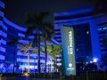 Palácio Rio Madeira é iluminado com as cores da bandeira de Israel em solidariedade às vítimas dos ataques