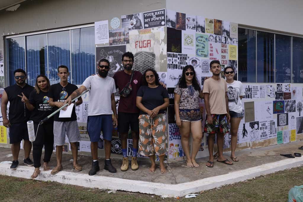 Artistas e produtores culturais fazem intervenção artística em Vilhena  - Gente de Opinião