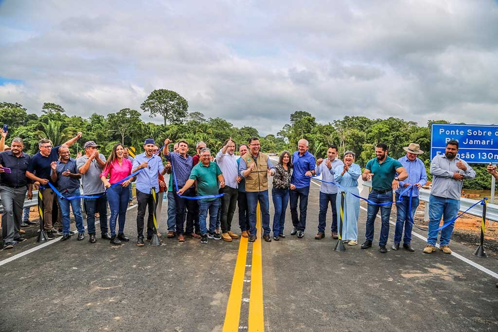 Governador Marcos Rocha inaugura ponte sobre o rio Jamari na RO-459, em Alto Paraíso - Gente de Opinião