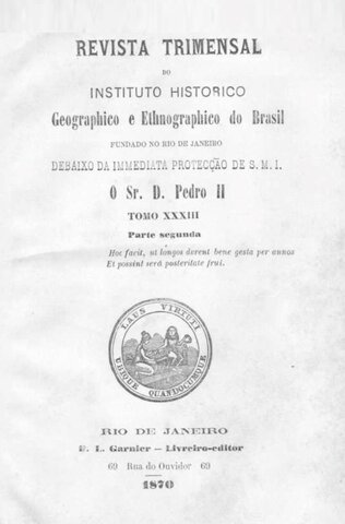 Apontamentos Diplomáticos Sobre... (Ernesto Ferreira França Filho), 1870 - Gente de Opinião