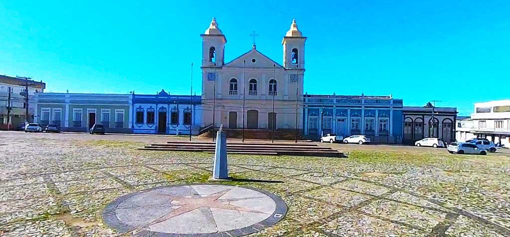 Matriz do Divino Espírito Santo, Jaguarão, RS, Google Earth - Gente de Opinião