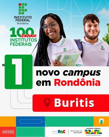 IFRO contará com novo campus em Buritis - Gente de Opinião