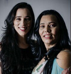Maiara Carvalho ao lado de sua mãe, Iolanda - Gente de Opinião