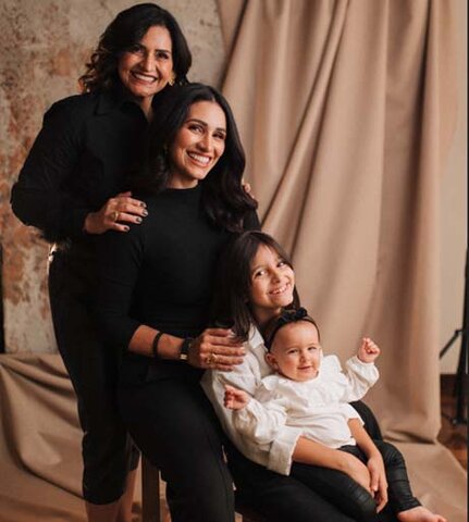 Mary, Rafaela, Melissa e Mariane Barbieri Guimarães - Gente de Opinião