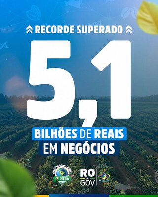Novo recorde: governador Marcos Rocha comemora marca de R$ 5.1 bilhões em volume de negócio na 12ª Rondônia Rural Show