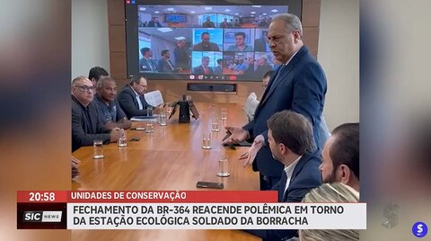 Fechamento da BR-364 reacende polêmica em torno da Estação Ecológica Soldado da Borracha