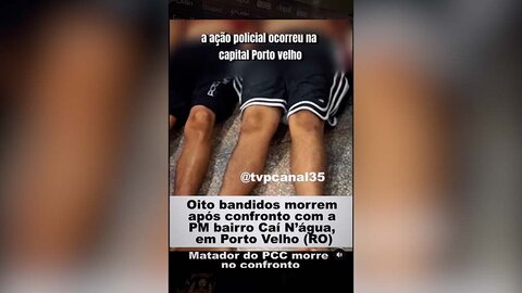 Coronel PM Regis Wellington Braguin fala sobrea operação realizada no Cai N’Água em Porto Velho