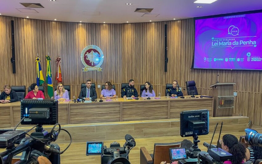  MPRO inicia atividades do “Agosto Lilás” e divulga “Mapa da Violência Doméstica” em coletiva de imprensa
