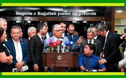 Marcos Rogério e Bagatolli estão entre os líderes do protesto contra Moraes e pela anistia