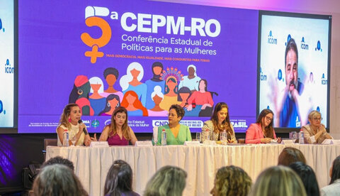 Para fortalecer políticas públicas de gênero, MPRO participa da 5ª Conferência Estadual de Políticas para as Mulheres