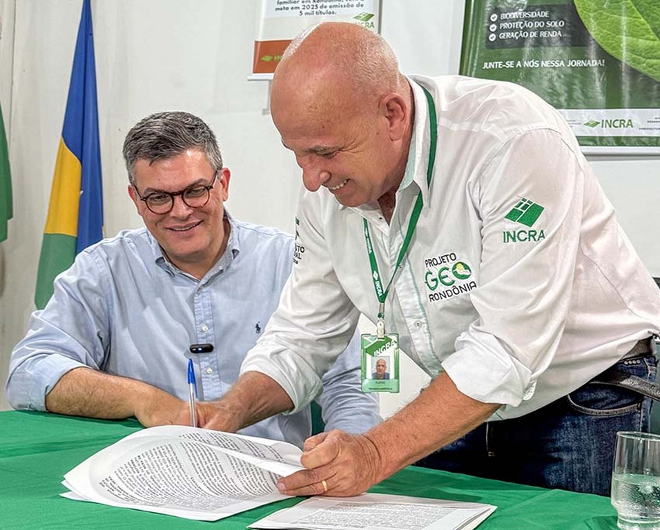 Incra e Instituto Amazônia+21 firmam acordo para desenvolvimento sustentável em assentamentos de Rondônia  - Gente de Opinião