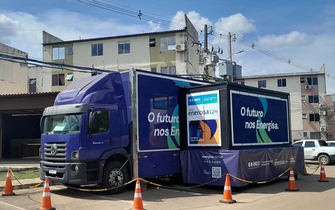 Caminhão itinerante da Energisa está no residencial Morar Melhor com ações voltadas à comunidade