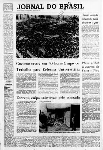 Jornal do Brasil, n° 67, 27.06.68 - Gente de Opinião